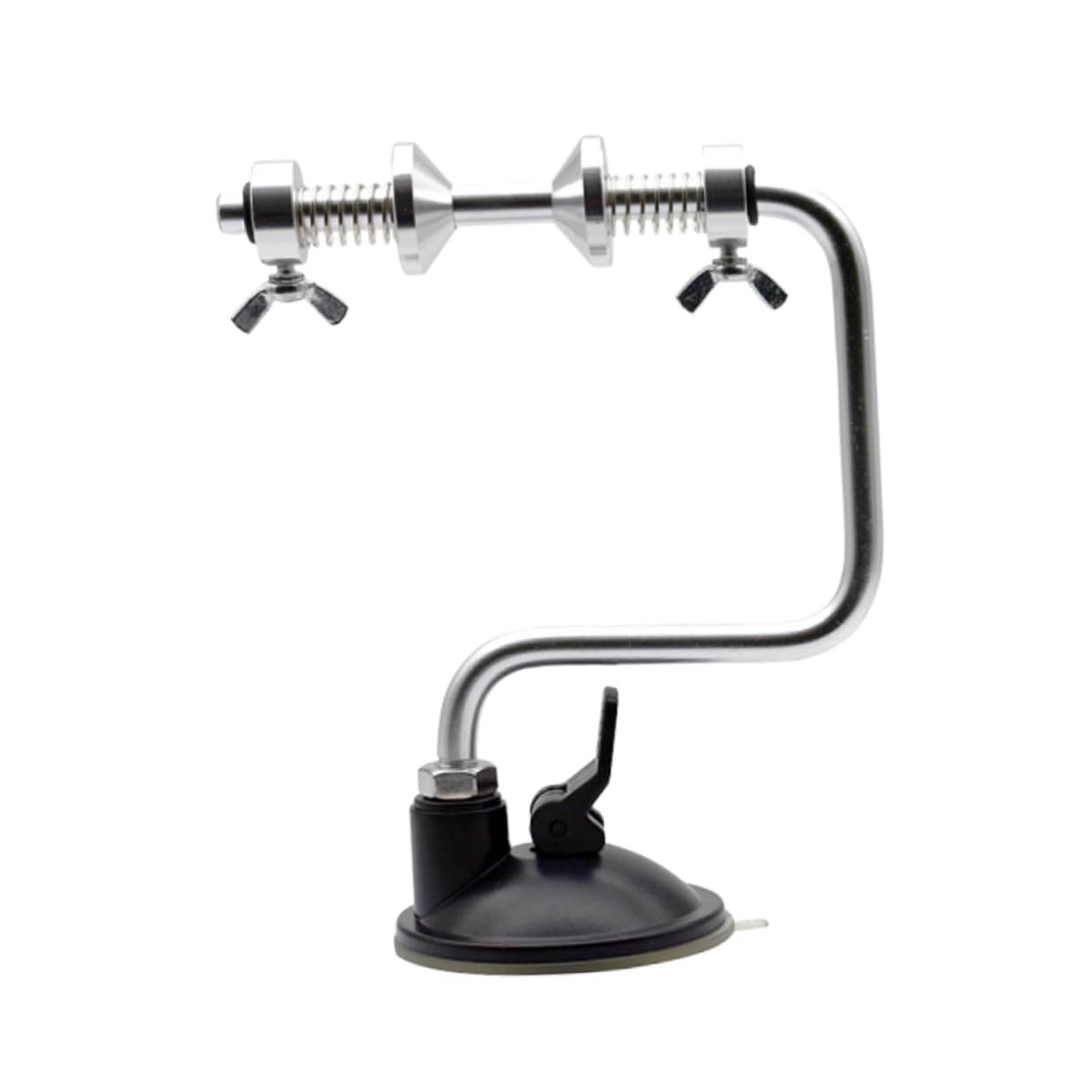 POPETPOP Fishing Line Spooling System with Vacuum Suction Cup Reel Line Spooler for Easy Winding Compact Lightweight Fishing Accessories Silver