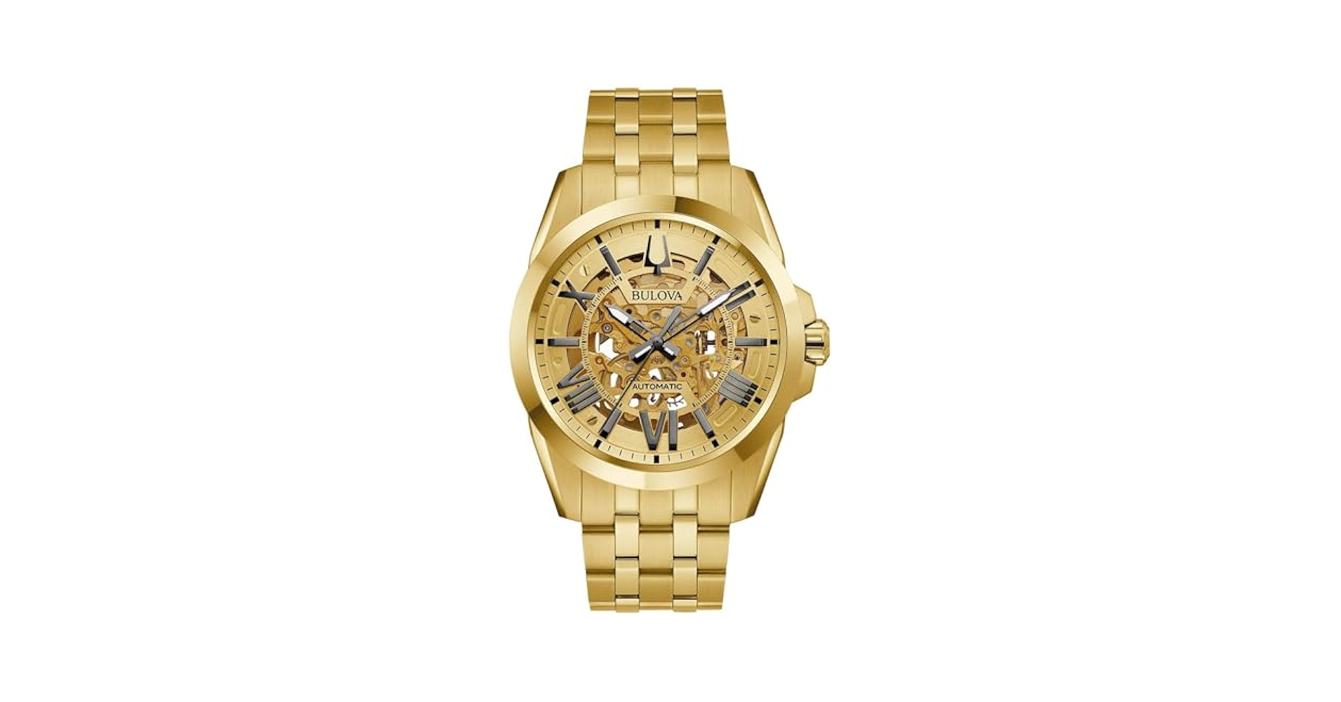 Bulova アナログ腕時計 ホワイト/ゴールド org.jpg