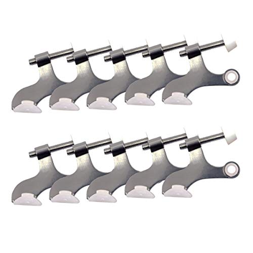 Amazing 🔥 Design House 181917 Hollow Core Hinge Pin Door Stop, 10-Pack, Satin Nickel