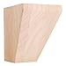 Shaker Style 4.5 in. Sloped Bunn Foot (Rubberwood)