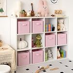 GRANNY SAYS 11 Inch Cube Storage Bins, 6-Pack Storage Cube Organizer, Pink - Image 6