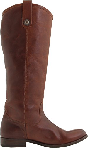 Image of Frye Melissa Button 2 Equestrian-Inspired Tall Boots for Women Made from Hard-Wearing Vintage Leather with Antique Metal Hardware and Leather Outsole - 15 inch Shaft Height