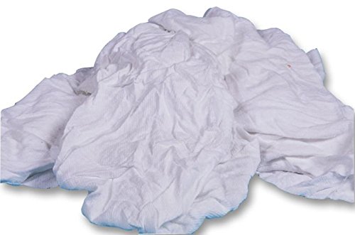Chiffons/lingettes en tissu blanc – Boîte de 5 kg, accessoires chimiques Qté X 1