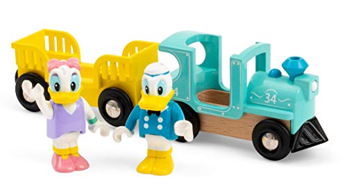 BRIO 32260 Donald & Daisy Duck Zug - Farbenfrohe Lokomotive mit Waggon und den beliebten Disney-Charakteren Donald und… - Image 3
