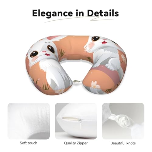 Almohada de espuma viscoelástica para cuello viaje miniatura 2