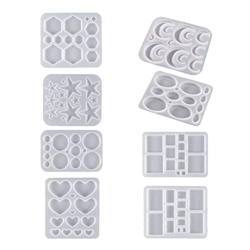 Keychain Earring Pendant Casting Mold Ornament 3D Silicone Epoxy Casting Mould