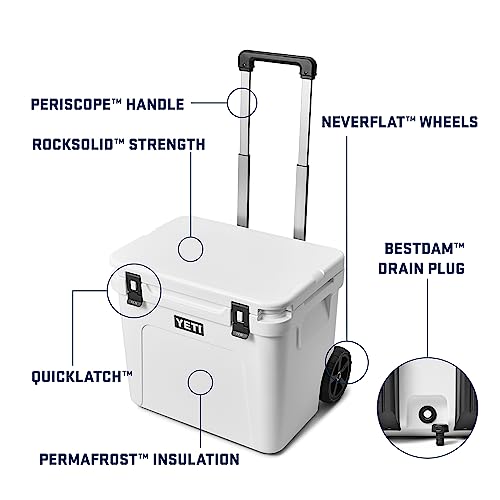 Image of YETI Roadie 60 Wheeled Cooler with Retractable Periscope Handle