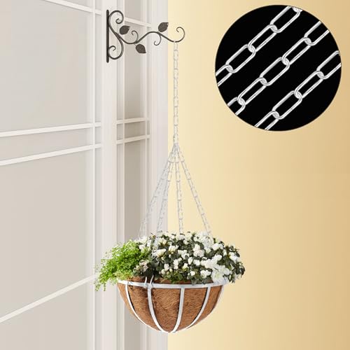 Image of 6 Ft Heavy Duty Hanging Chain Kit for Lighting Fixture (Chrome) | for Lighting Fixture, Chandelier, Pendant, Lantern, Swag Lamp, Plant /Flower Basket, Bird Feeder