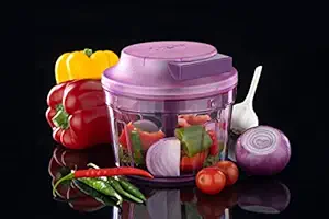 Liger Veg Chopper for Kitchen | Manual Vegetable Cutter for Kitchen | Salad Cutter for Kitchen | Dry Fruit Chopper | Vegetable Chopper for kitchen | Manual Chopper for Onion, Ginger,Fruits,Nuts,Herbs