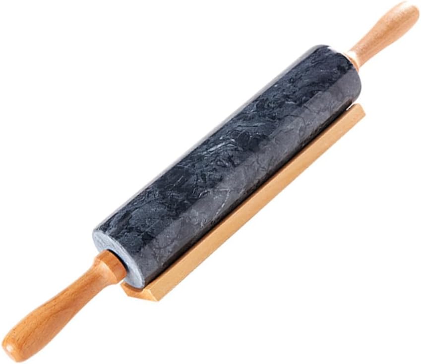 Wooden Handle Rolling Pin Marble Rolling Stick Dough Roller Baking Roller