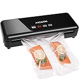 Aicook Vacuum Sealer Machine, Bag Cutter Automatic Food Sealer, Pulse Vacuum Function Food Savers w/Starter Kit|Led Indicator Lights|Easy to Clean|Dry & Moist Food Modes| Compact Design