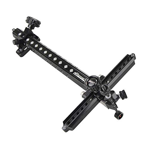 Mirino Per Arco Ricurvo A 1 Pin - Lega Alluminio CNC, Regolabile Per Destri E Mancini