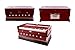MAANVISH Harmonium, Professional, 3 1/4 Octaves, 7 Stops, 3 Extra Notes, Red, Wood