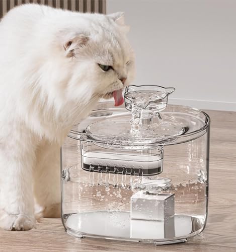 Fuente de agua automática para gatos y perros 2.2L miniatura 7
