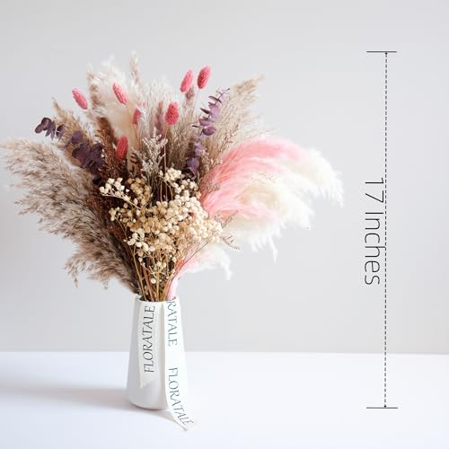 Ramo de flores secas Warm Sunset 17'' decoración floral miniatura 2
