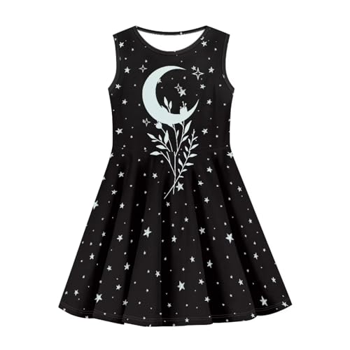 Flashideas Girls Dresses Swing Skater Dresses Toddler Sleeveless Cotton Dress Birthday Dress for Girls4