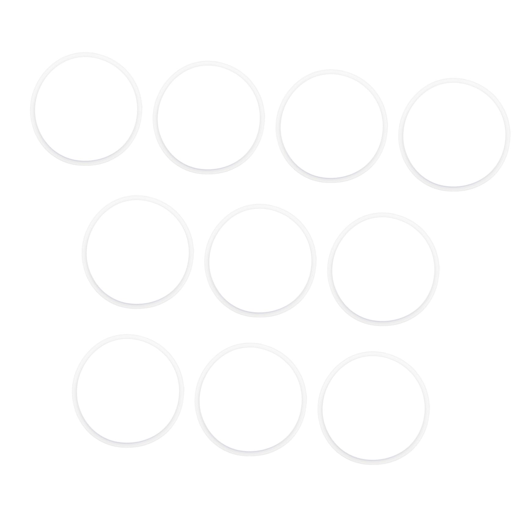 MUSISALY 30 Pcs Silicone Seal Washer Set Gasket Kit for Filter Housing Installation