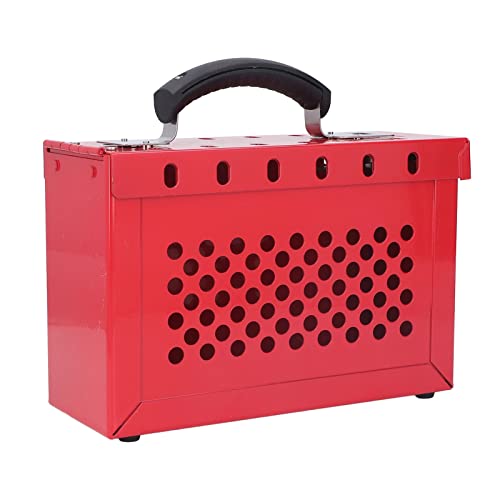 Fydun Conjunto de Cadeado Caixa de Bloqueio Portátil Caixa de Bloqueio de Grupo de Segurança Com 12