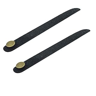 Alnicov Lot de 2 sangles pour ukulélé – En cuir synthétique – Pour ukulélé et guitare acoustique – Noir - Les Beatles, Paul McCartney, John Lennon, RIngo Starr, George Harrison Alnicov Lot de 2 sangles pour ukulélé - En cuir synthétique - Pour ukulélé et guitare acoustique - Noir – Image 4