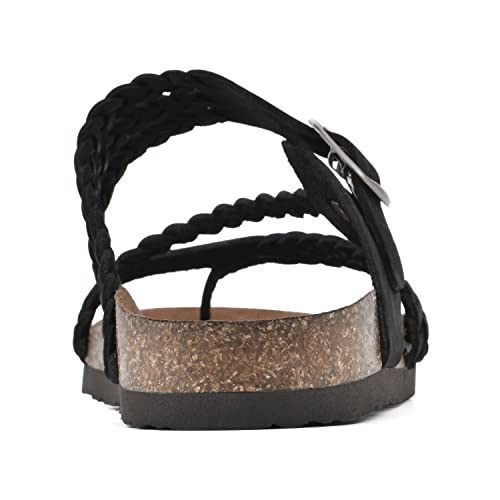 Image of White Mountain Women's Hayleigh Braided Footbed Sandal