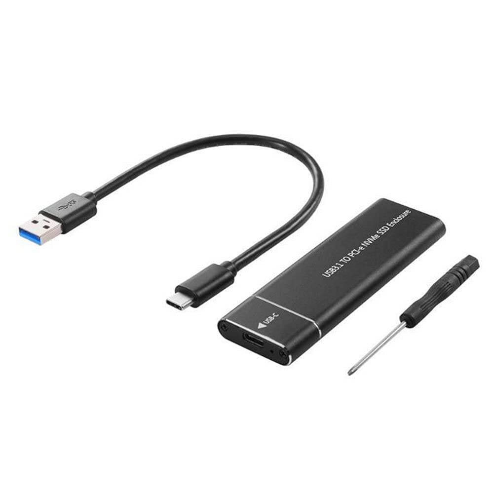 MaK World® NVME SSD Enclosure, M.2 NVME to USB C Adapter with Black case, USB 3.1 Gen 2 (10 Gbps) M2 PCIE SSD-image-11