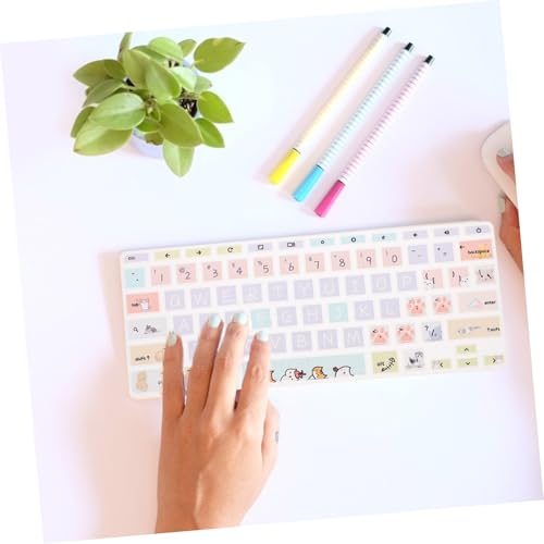 Protector de teclado de silicona lavable y ultrafino para portátil compatible con 11.6 G4 4