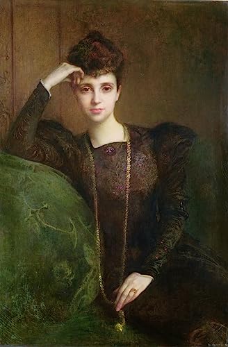 Poster Dagnan Bouveret Portrait d'une jeune femme pour Grand Mur Vide Salon