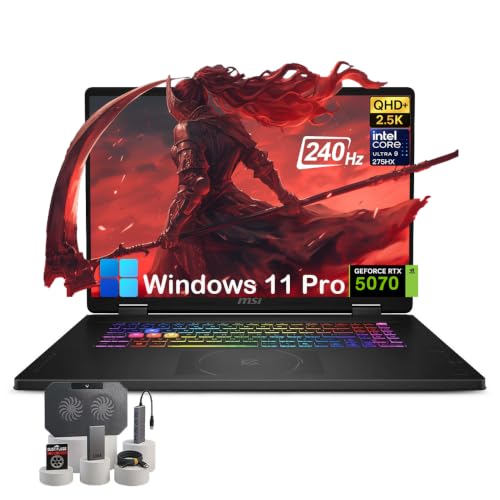 Image of msi Crosshair 18 HX AI 18 inch 2.5K 240Hz Gaming Laptop, 64GB DDR5 RAM, 1TB SSD