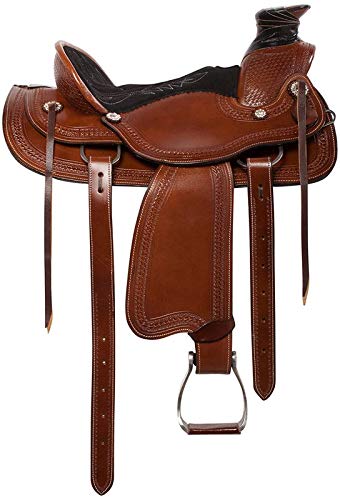 image for Riders Dream Wade Tree A Fork Premium Western Leather Roping Ranch Wor