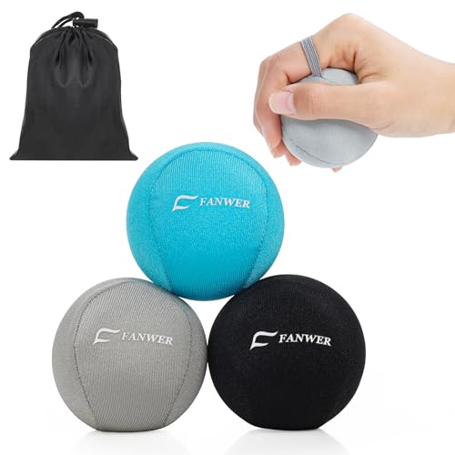 Anti-Stress Bälle 3er Set - Handtrainer Mit 3 Stärken Für Stressabbau & Therapie