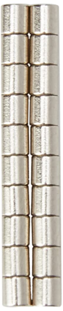 FIRST4MAGNETS F412SH-20 F412SH-2 średnica x 2 mm grubość N42SH magnes neodymowy 0,15 kg (wysoka temperatura) (opakowanie 20), zestaw 20 sztuk