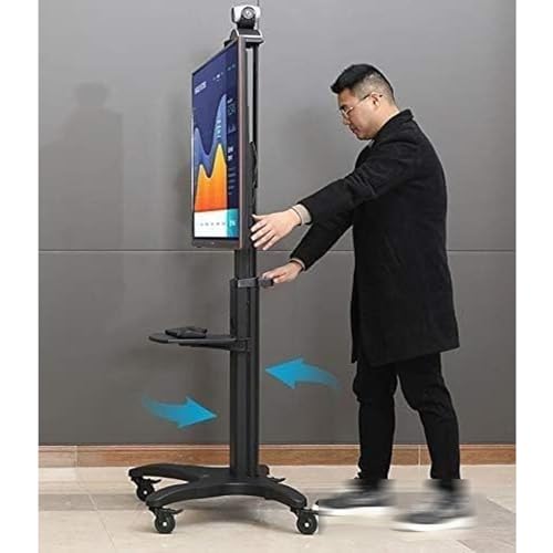Soporte móvil para TV con ruedas y altura ajustable miniatura 2
