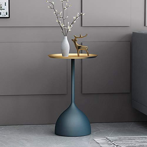 Table de chevet nordique et petite table basse ronde en fer forgé moderne