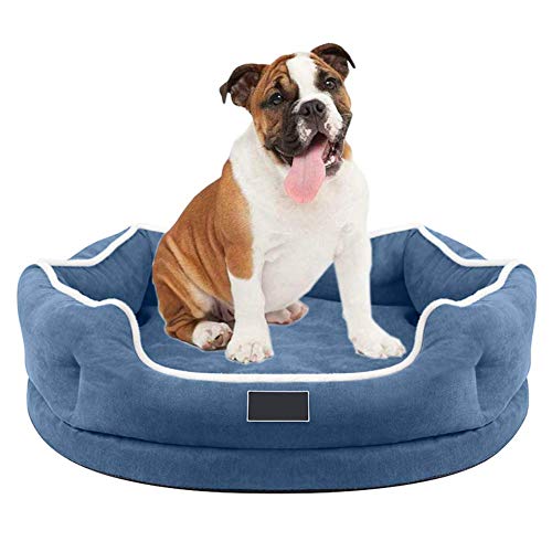 Lit pour chien en mousse mémoire forme lavable contre mal de dos L