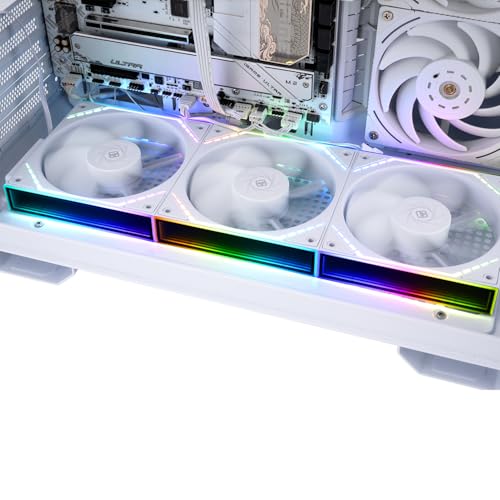 Ventiladores de CPU Thermalright con rodamiento eficiente y efecto de luz ARGB lateral 4