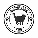 ForzaGroup 全犬種 全猫種対応 ブリティッシュショートヘア (132-167) 猫 ネコ 車 ステッカー 名前入れ