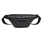  JYC,Bolsos para Mujer,Mochila de Mujer,Bolsos Bandolera,Bolsos de Mano,Bolsas Escolares,Estuches,Riñoneras de Moda,Mujer Lentejuelas Cuero Mensajero Hombro Pecho Bolso (Negro)