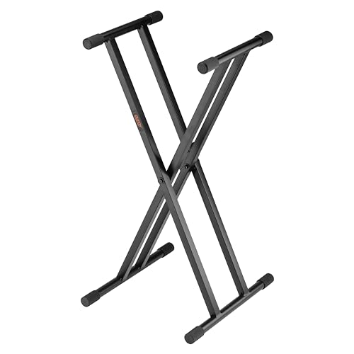 Support de clavier Auray KSPL-2X structure Double X haute résistance - 3