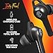 Skullcandy Indy Fuel in-Ear Wireless Earbuds, Wireless Charging, 30 Hr Battery, Microphone, Works with iPhone Android and Bluetooth Devices - Black