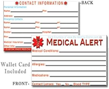 Steel, Medical ID Bracelet, Curb Chain - Mens & Womens