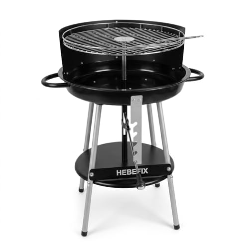 ACTIVA Holzkohlegrill Hebefix I Premium Holzkohle Grill mit einzigartiger Höhenverstellung I Innovativer Kohlegrill für kontrolliertes Grillen