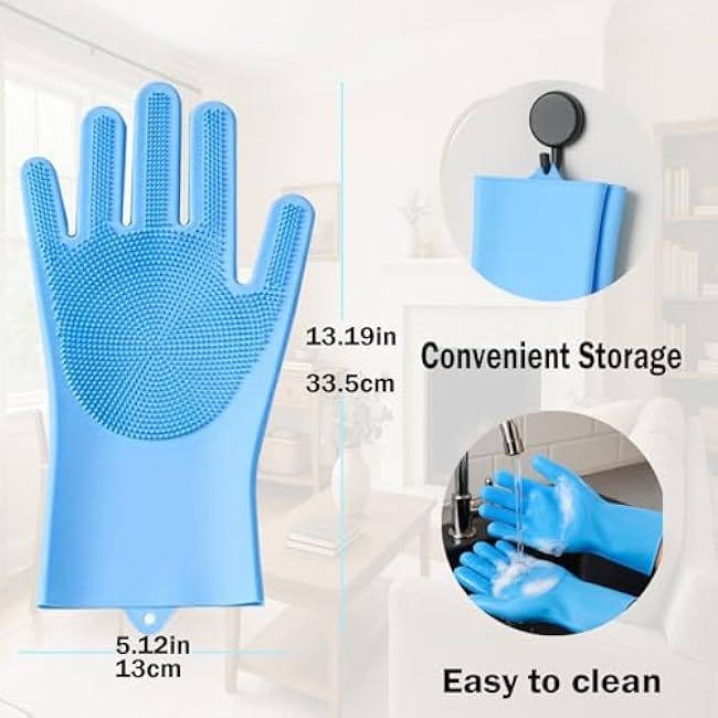 pte Grooming Gloves: Bite-Resistant Pet Bathing Glove with Anti-Slip Particles, Wet and Dry use, Safe for All Ages. Great as Dog Brush Glove and Cat Gloves for Grooming-Qx8eEf3g