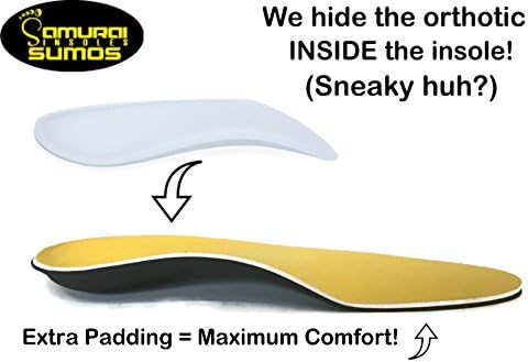 Miniatura 2 de Samurai Insoles Sumos plantillas ortésicas acolchados para pies planos, ideales para botas de trabajo, tenis o zapatos, hombre 12 - 12 1 2,