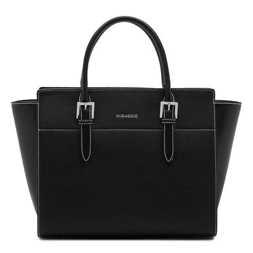 Image of Miraggio Agatha Top Handle Satchel Bag | Women Handbag | Handbags For Women Office Travel