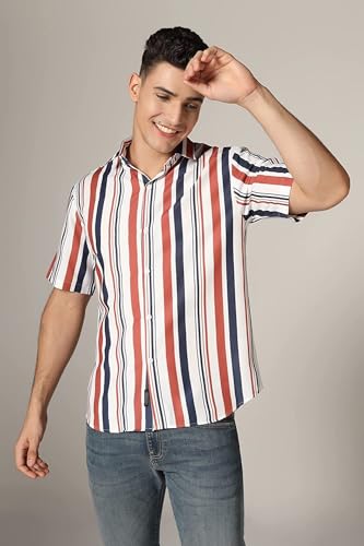 Image of Polly Cotton Solid Half Sleeve Shirt for Men