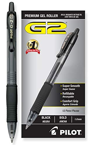 Bolígrafo Retráctil Pilot G2 Tinta Gel Negro miniatura 1