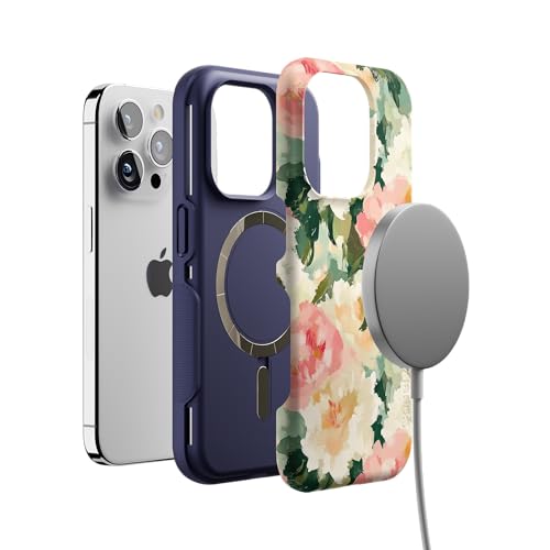 Casely iPhone 15 Pro Case | The Garden Room | Painted Petals | Bold Protective Design | Compatible with MagSafe by Casely - Used condition - Image 5