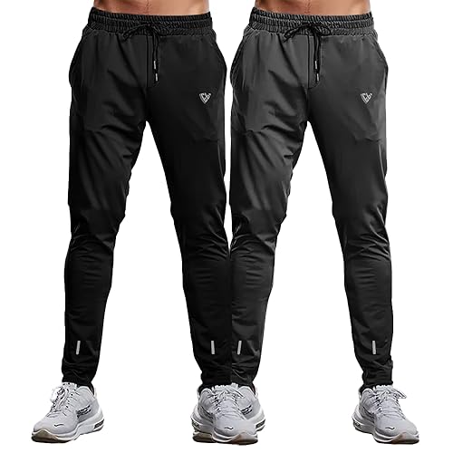Image of EYEBOGLER Mens Regular Fit Track Pant Black-Grey