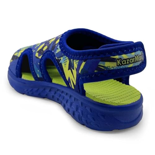 Image of KazarMax Kids Boys and Girls Lightweight | Comfort | Easy Slip-On | Breathable | Printed Sandal