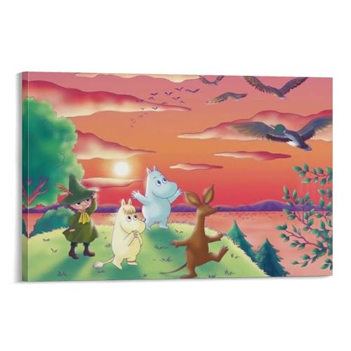 [~ Moomin G G |X^[.4  LoXEH[A[g  |X^[ ŉ Ǐ ǂ̊G Ǌ| z[A[g[N08x12inch(20x30cm)